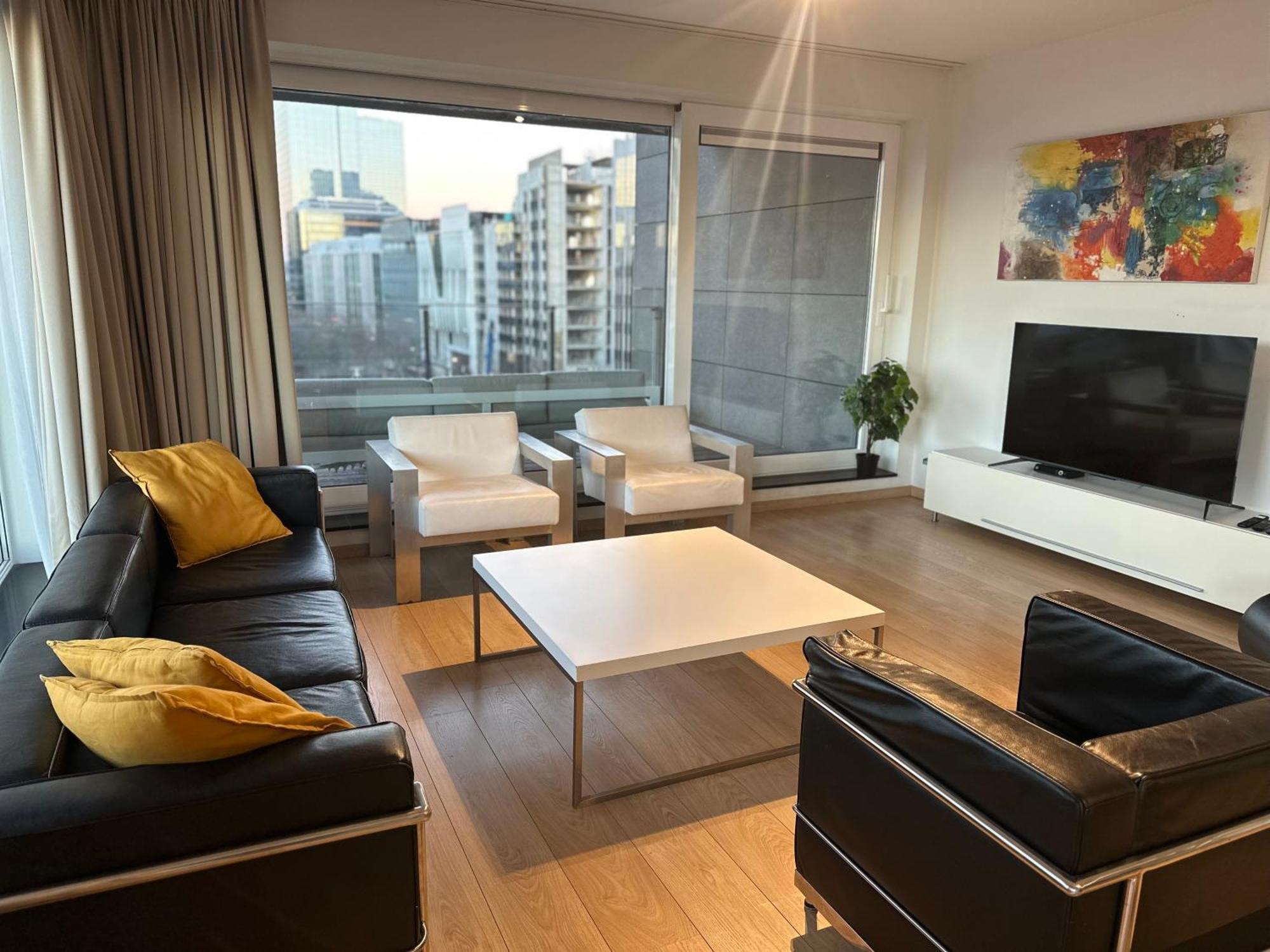 Apartment With Stunning View In City Center Bruxelas Exterior foto
