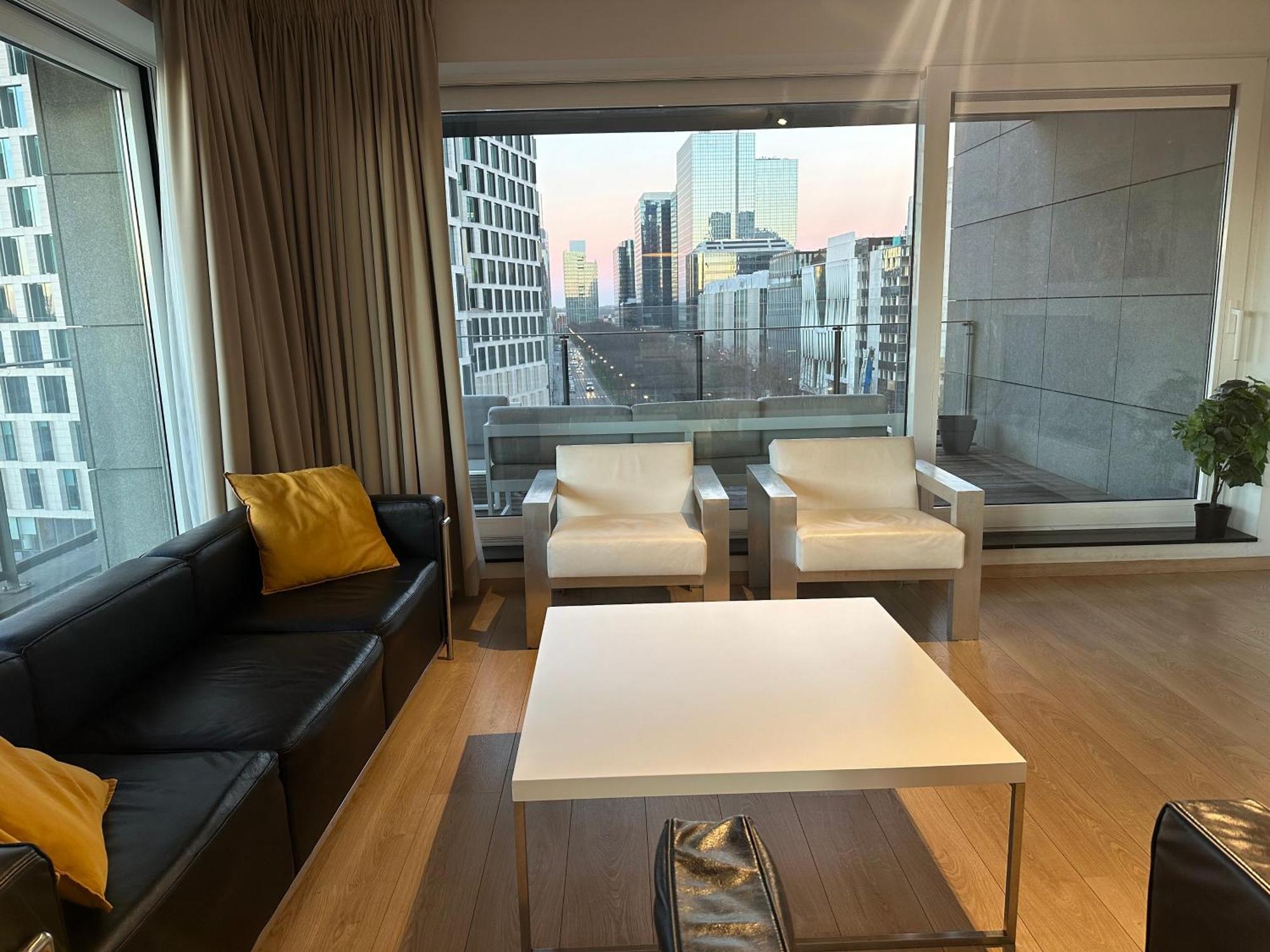 Apartment With Stunning View In City Center Bruxelas Exterior foto