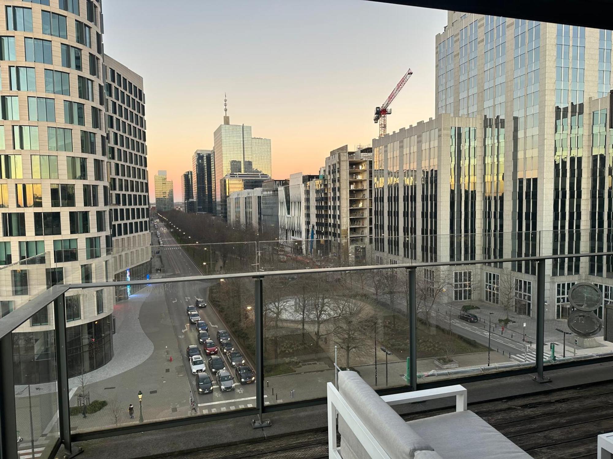 Apartment With Stunning View In City Center Bruxelas Exterior foto